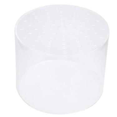 Imagem de GLOGLOW Capa de alimentador de de acrílico, camarão antialimentação, capa de proteção de reprodução de alimentação de para aquário (120 mm)