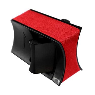 Imagem de Alfanxi Alcantara – Expansor de suporte de copo, limitador, clipe de limite deslizante para compartimento de copo com console de atualização compatível com Tesla modelo 3 modelo Y (vermelho)