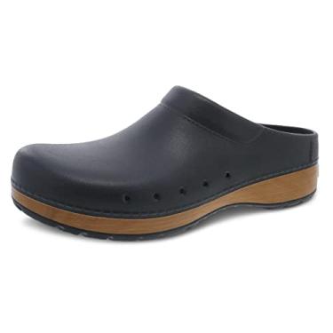 Imagem de Dansko Kane Slip On Mule masculino – Leve e confortável com palmilha removível de EVA e suporte de arco, Preto, 10.5-11