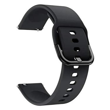 Imagem de Pulseira Moderna 22mm compatível com Samsung Galaxy Watch 3 45mm - Galaxy Watch 46mm - Gear S3 Frontier - Amazfit GTR 47mm - Huawei Watch GT 2 46mm - Marca LTIMPORTS (Preto)