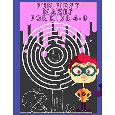 Imagem de Fun First Mazes For Kids 4-8: 100+ Maze Puzzles for Kids book Great for increasing Skills every one can enjoy it