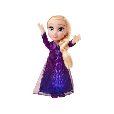 Imagem de Boneca Disney Frozen Ii Elsa 35cm Com Acessórios - Mimo Toys
