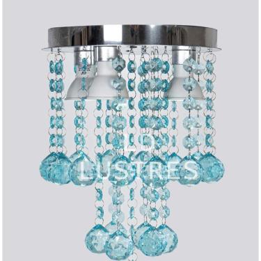 Imagem de Kit Luminárias Moderna Para Quarto Sala Lavabo Base De Inox
