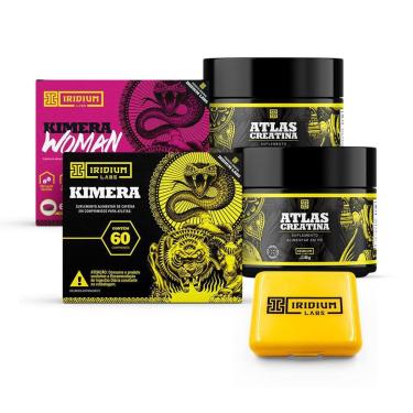 Imagem de Kit 2x Creatina + Kimera Thermo + Kimera Woman + Porta Caps-Unissex