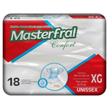 Imagem de Fralda Geríatrica Masterfral Confort XG com 18un Embalagem Econômica