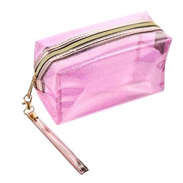 Imagem de DOITOOL 1 Unidade Saco De Armazenamento De Viagem Bolsa Cosmética Nécessaire De Viagem Sacos De Higiene Transparentes Estojo De Viagem De Maquiagem Pvc Artigos De Higiene Pessoal