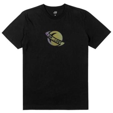 Imagem de Camiseta Lost Saturn Masculina Preto - ...Lost