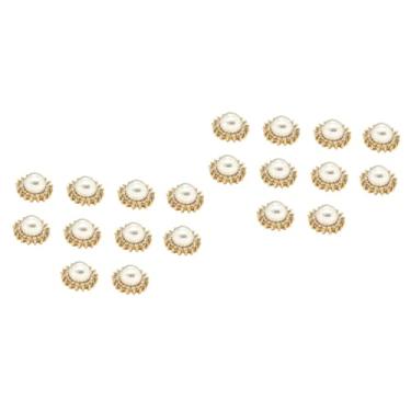 Imagem de Tofficu 20 Unidades Botão De Roupas Decoração De Cristal Botões De Roupas Botões Metálicos Botões De Costura Diy Enfeites Para Artesanato Casaco Ferramenta Senhorita