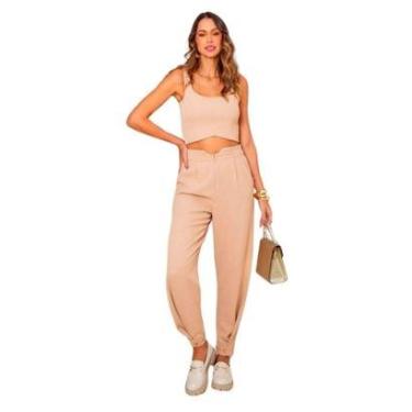 Imagem de CONJUNTO ALFAIATARIA TOP E CALÇA PREMIUM ELEGANTE-Feminino