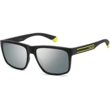 Imagem de Óculos de Sol Polaroid 2149 S 71C 57EX Preto Polarizado - Preto - Único - Masculino-Masculino