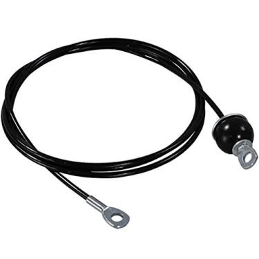 Imagem de Acessório do Cabo da Polia de 1.4m, Atualizado da Polia do Peso da Aptidão para o Equipamento do Gym do Treino do Ombro do Bíceps do Tríceps (Preto)