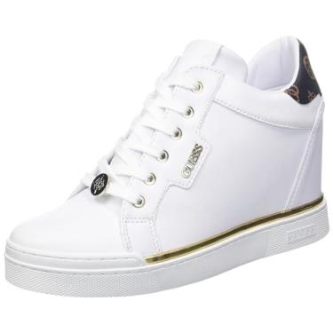 Imagem de GUESS Tênis feminino Faster, Branco, 40