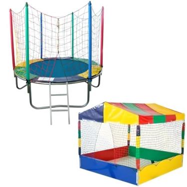 Imagem de Cama Elástica Pula Pula Trampolim 1,83m + Piscina de Bolinhas Quadrada 1,50m