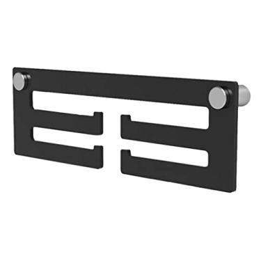 Imagem de Colcolo Suporte de parede para exibição de medalhas esportivo academia natação - preto