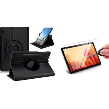 Imagem de Capa Case Tablet Giratória + Película Para Samsung Tab S8 - Premium