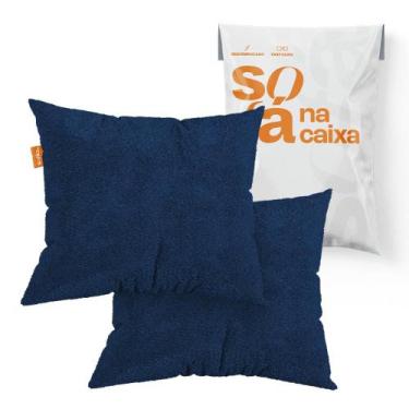 Imagem de Kit com 2 Almofadas em Bouclé com Estofamento em Fibra Siliconada - So