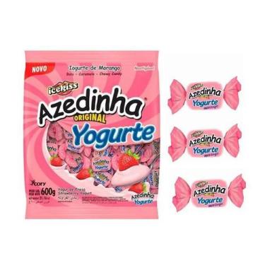 Imagem de Pacote Bala Mastigável edinha Iogurte 600Gr - Ice Kiss