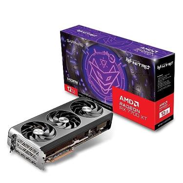 Imagem de Placa gráfica para jogos Sapphire 11335-02-20G Nitro+ AMD Radeon RX 7700 XT com 12 GB GDDR6, AMD RDNA 3