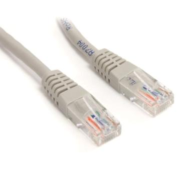 Imagem de StarTech.com Cabo de rede Cat5e de 30 m com conectores RJ45 moldados - cinza - Cabo de rede Ethernet Cat5e - Cabo de remendo de 30,5 m UTP Cat 5e (M45PATCH100G)