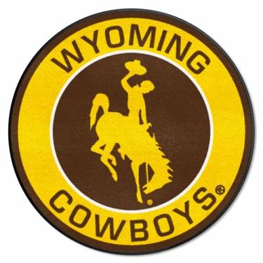 Imagem de FANMATS Tapete redondo 18650 University of Wyoming