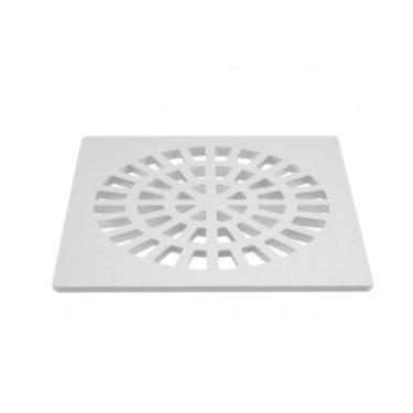 Imagem de grelha 150mm quadrada branca - FORTLEV