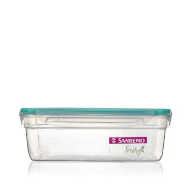 Imagem de Pote Plástico com Travas Hermético Verde Menta 2,5L Freshy Sanremo