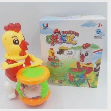 Imagem de Brinquedo Galinha Infantil Bate Tambor Com Luz E Som - Toys
