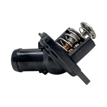 Imagem de HYXUAN Conjunto de carcaça do termostato de arrefecimento do motor 19301-RAA-A02 19301RAAA02 compatível com o elemento 2003-2007 Accord 2003-2011