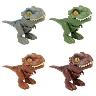 Imagem de Kit 4 Brinquedo Dinossauro Morde Morde Dedo Zoop Toys C47