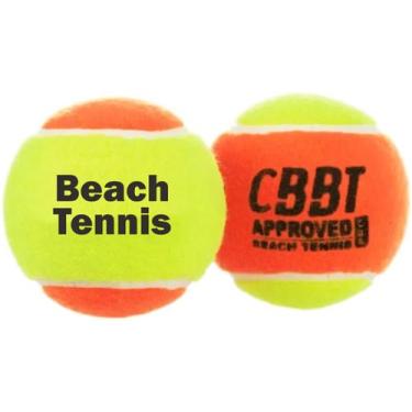 Imagem de Bola Beach Tennis Bolinha Tênis Profissional Cbbt