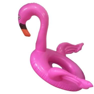 Imagem de Boia Infantil Pezinho Flamingo Assento Piscina Fralda Viagem - Outros