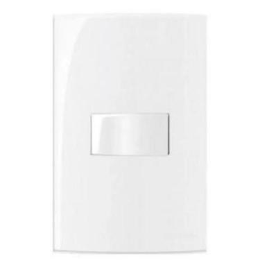 Imagem de Conjunto 1 Tecla Interruptor Paralelo 10A 250V Embutir Sleek Margirius