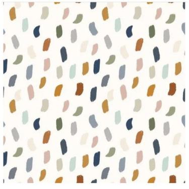 Imagem de Papel De Parede Bobinex Revoada - Mini Pinceladas Coloridas 4421