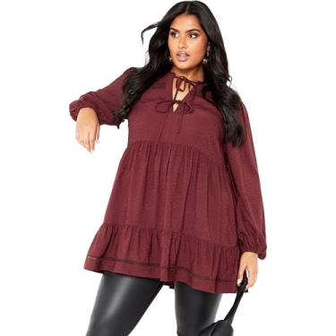 Imagem de AVENUE Vestido túnica Brielle plus size, Porta, 54