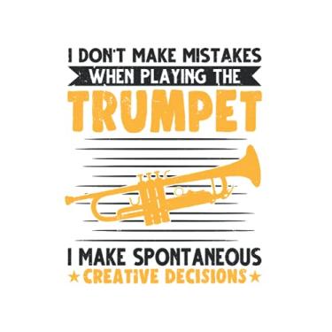 Imagem de Trompetist Notizbuch: I don't make mistakes When playing the trumpet / 6x9 Zoll / 120 gepunktete Seiten Seiten