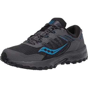 Imagem de Saucony Tênis de corrida masculino Versafoam Excursion Tr13 Road, Cha/Blu, 42