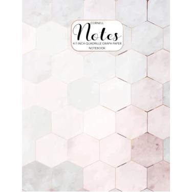 Imagem de Cornell Notes 4:1 Inch Quadrille Graph Paper Notebook: Note Taking With Quad Paper Grid, Index, Summary, Self-Numbered Pages. For College or University Science, Math, Engineering, Trades and More