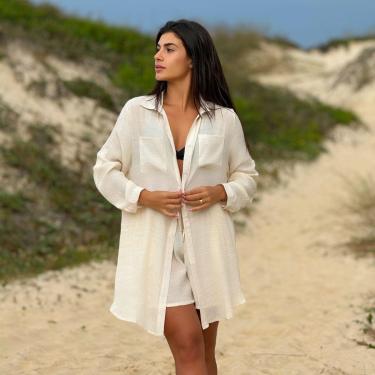 Imagem de SAÍDA DE PRAIA CAMISÃO E SHORT VERÃO-Feminino