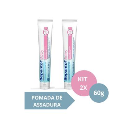 Imagem de Kit com 2 Cremes Pomada de Assadura 60gr Cada - Bepantol