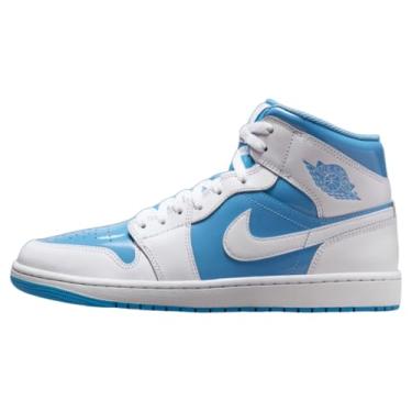 Imagem de Nike Jordan masculino 1 mid se branco/legenda azul (fz2142 114) - tamanho 11