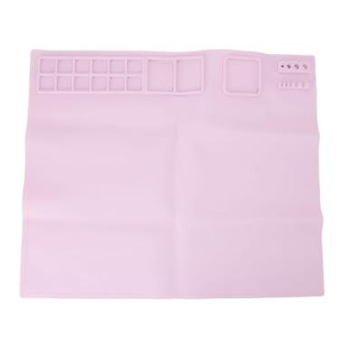 Imagem de Tapete Artesanal de Pintura de Silicone, Tapete Flexível de Desenho Dobrável de Silicone Grosso Manta Com Paleta para Pintar Projetos de Artesanato de Arte de Argila de Desenho