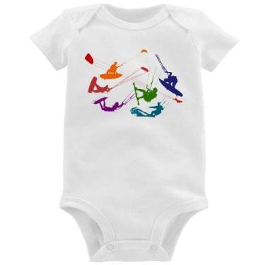 Imagem de Body Bebê Kite Surf Freestyle - Foca na Moda, Branco, G