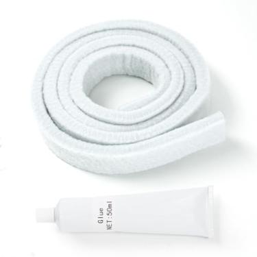 Imagem de WE09X10014 Selo de feltro de tambor de secador compatível com alguns secadores Hotpoint e GE, vedação de feltro inferior frontal do tambor do secador substitui AP3220737 1012549 134134700 AH832645