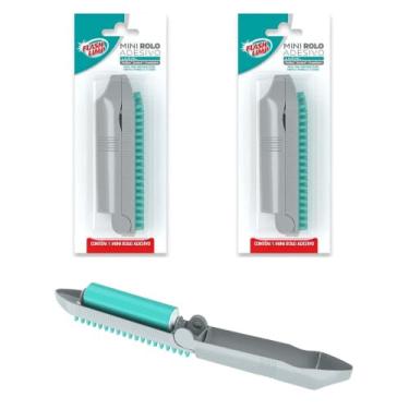 Imagem de Mini Rolo Adesivo Lavável (2 peças) Tira Pelos Flash Limp