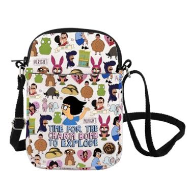 Imagem de Bolsa tiracolo Bob's Burgers Inspire Tina Belcher Bolsa de ombro inspirada em Bob's Burgers presente para fãs de Tina, Explode Cb