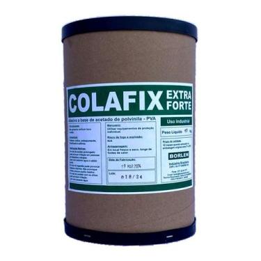 Imagem de Cola PVA Branca Extra Colafix 1200 Para Papelão Madeira 10Kg - Borlen