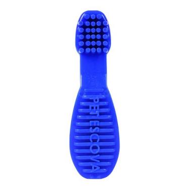 Imagem de Brinquedo Mordedor Escova Azul Pet Games para Cães - Tamanho M
