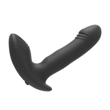 Imagem de Vibrador Penetrável com Textura e Bullet (Preto)