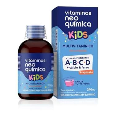 Imagem de Suplemento Alimentar Kids Multivitamínico Imunidade Vitaminas Neo Química 240ml