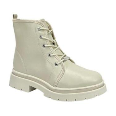 Imagem de Bota Molekinha Coturno Infantil 2182.100 Off White-Unissex